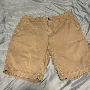 Mossimo Supply Co. Men's Tan Flat Front Shorts